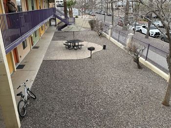 Exterior courtyard